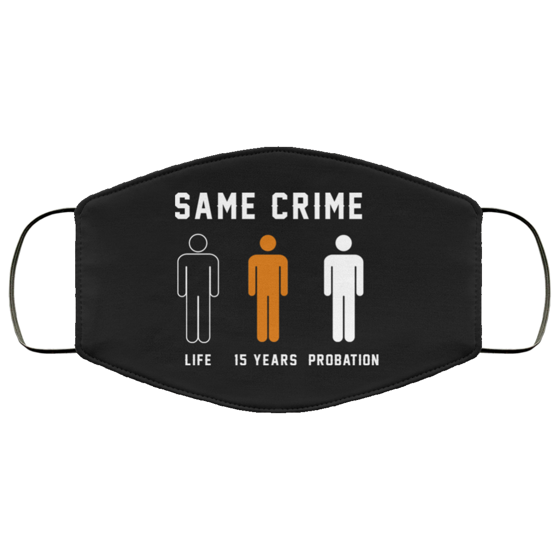Same Crime Life Is Years Probation Face Mask