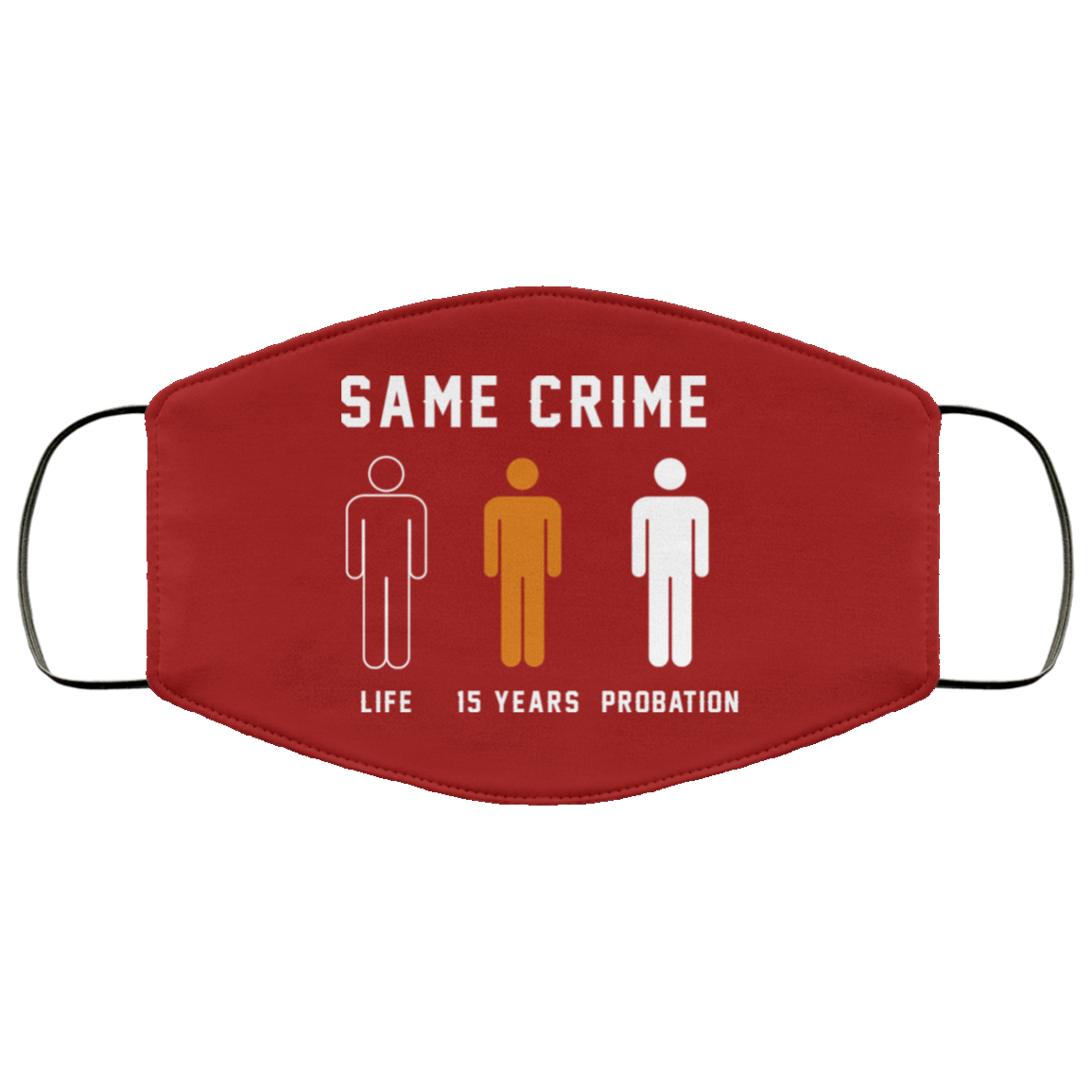 Same Crime Life Is Years Probation Face Mask
