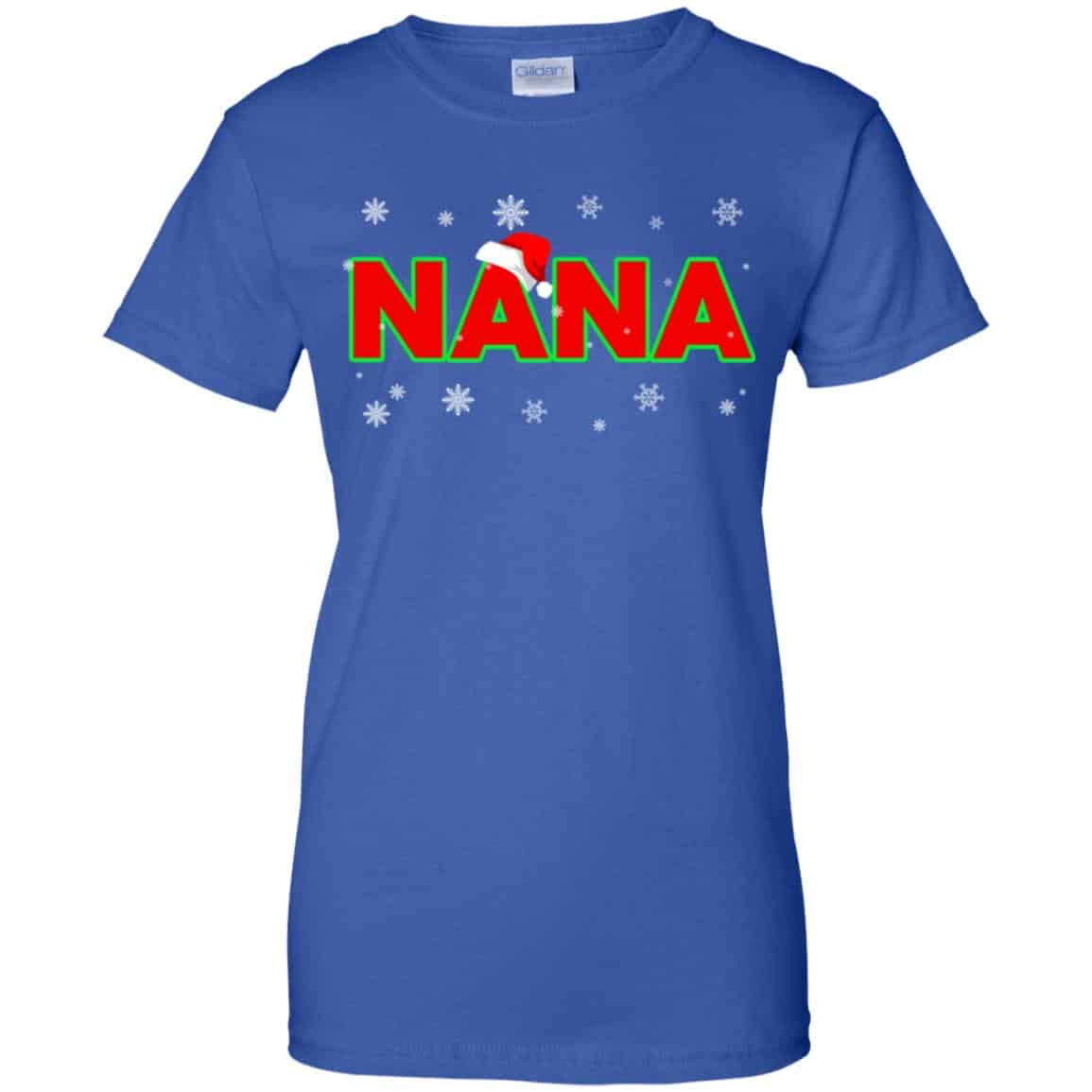 Nana Christmas Santa Ugly Sweater, T-Shirts, Hoodie