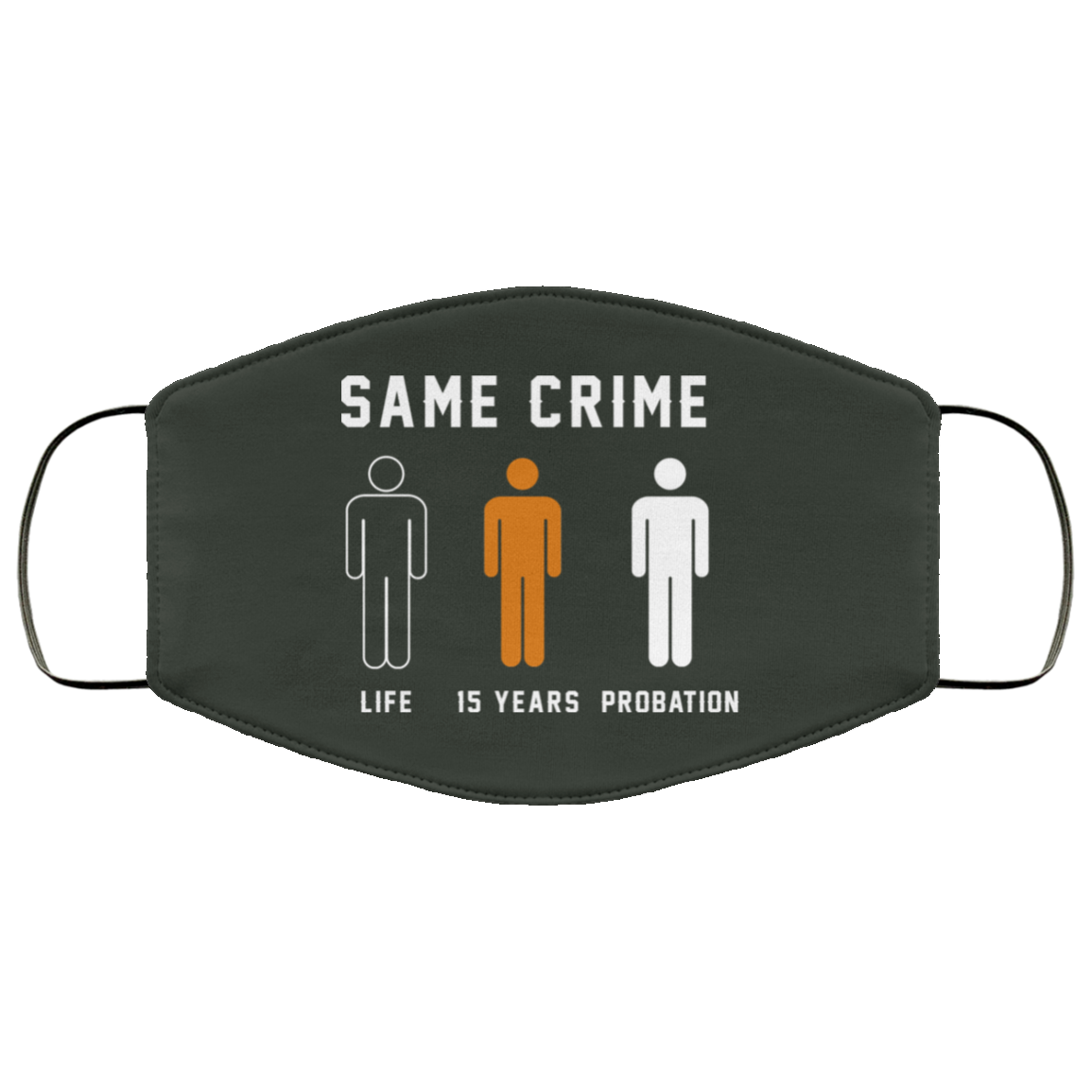 Same Crime Life Is Years Probation Face Mask