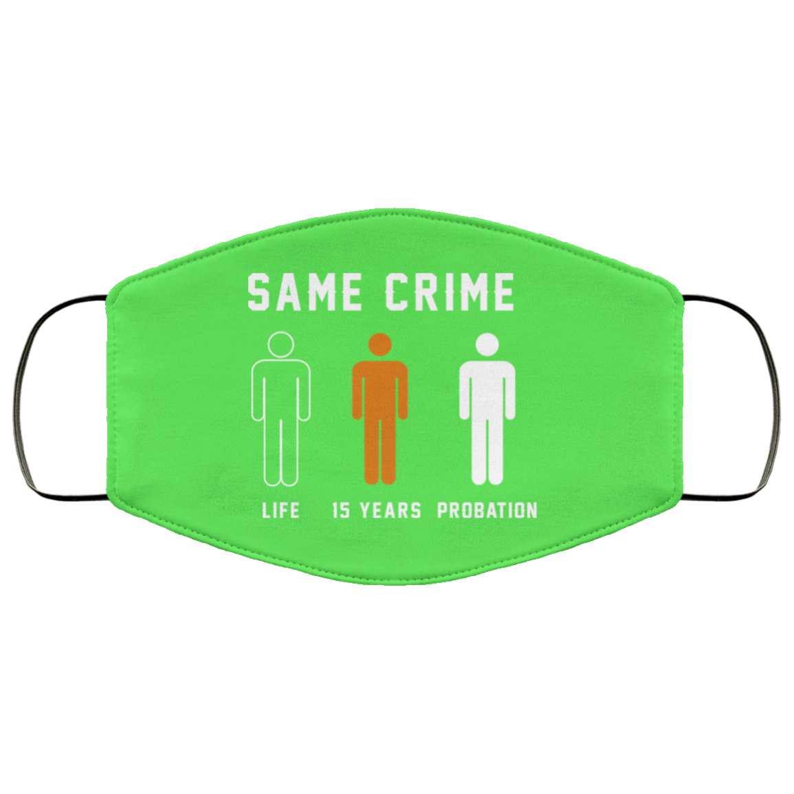 Same Crime Life Is Years Probation Face Mask