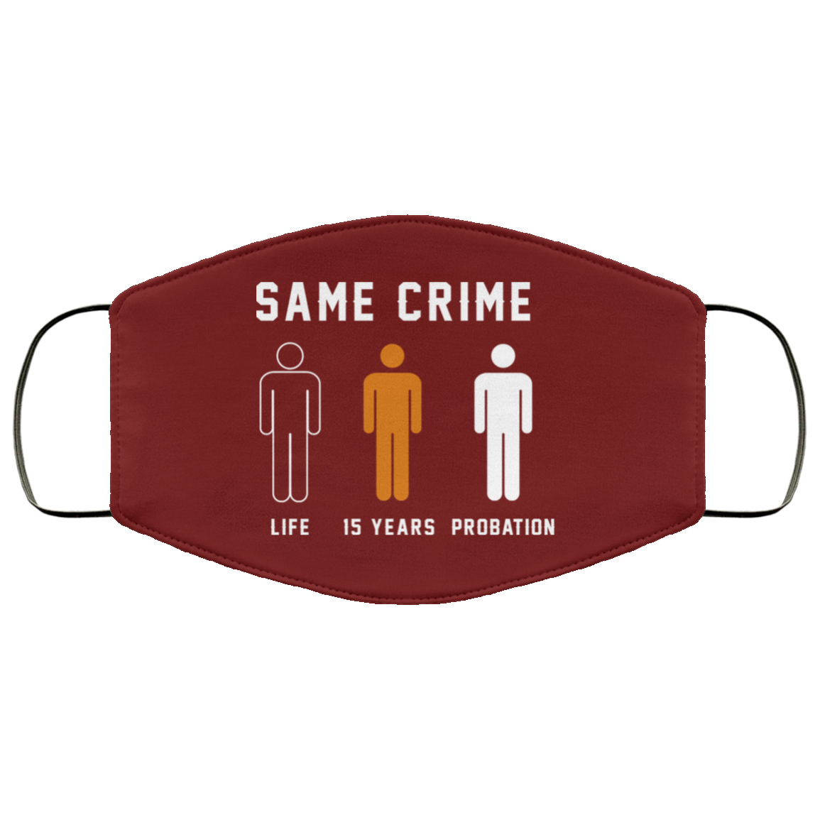 Same Crime Life Is Years Probation Face Mask