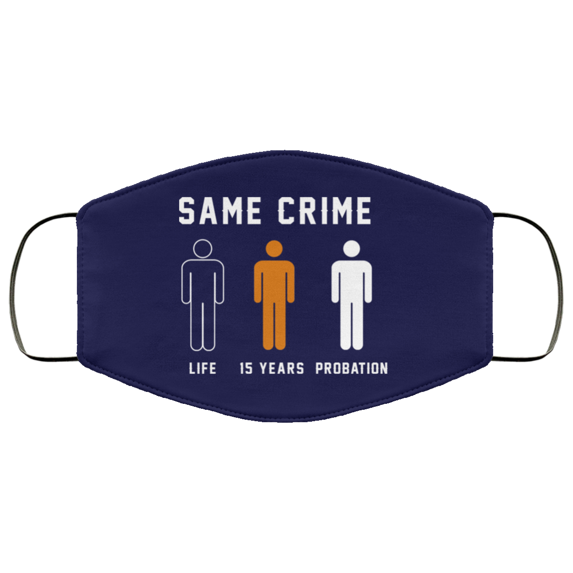 Same Crime Life Is Years Probation Face Mask