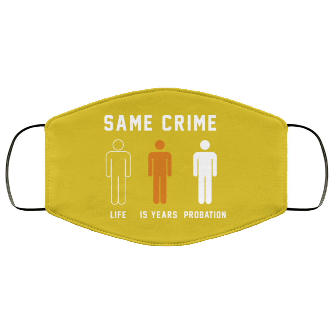 Same Crime Life Is Years Probation Face Mask