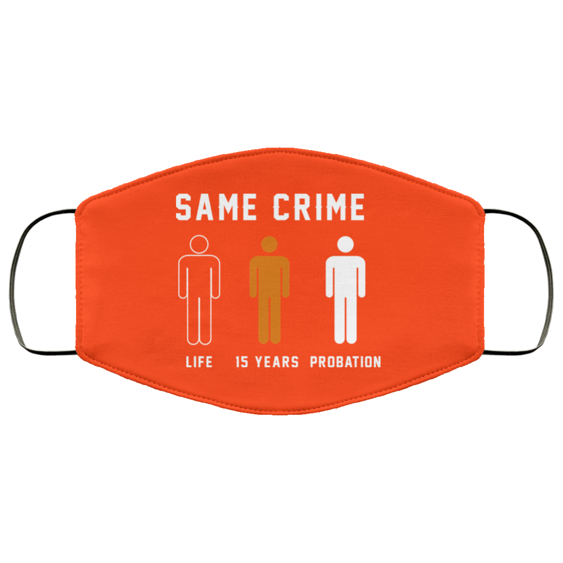 Same Crime Life Is Years Probation Face Mask