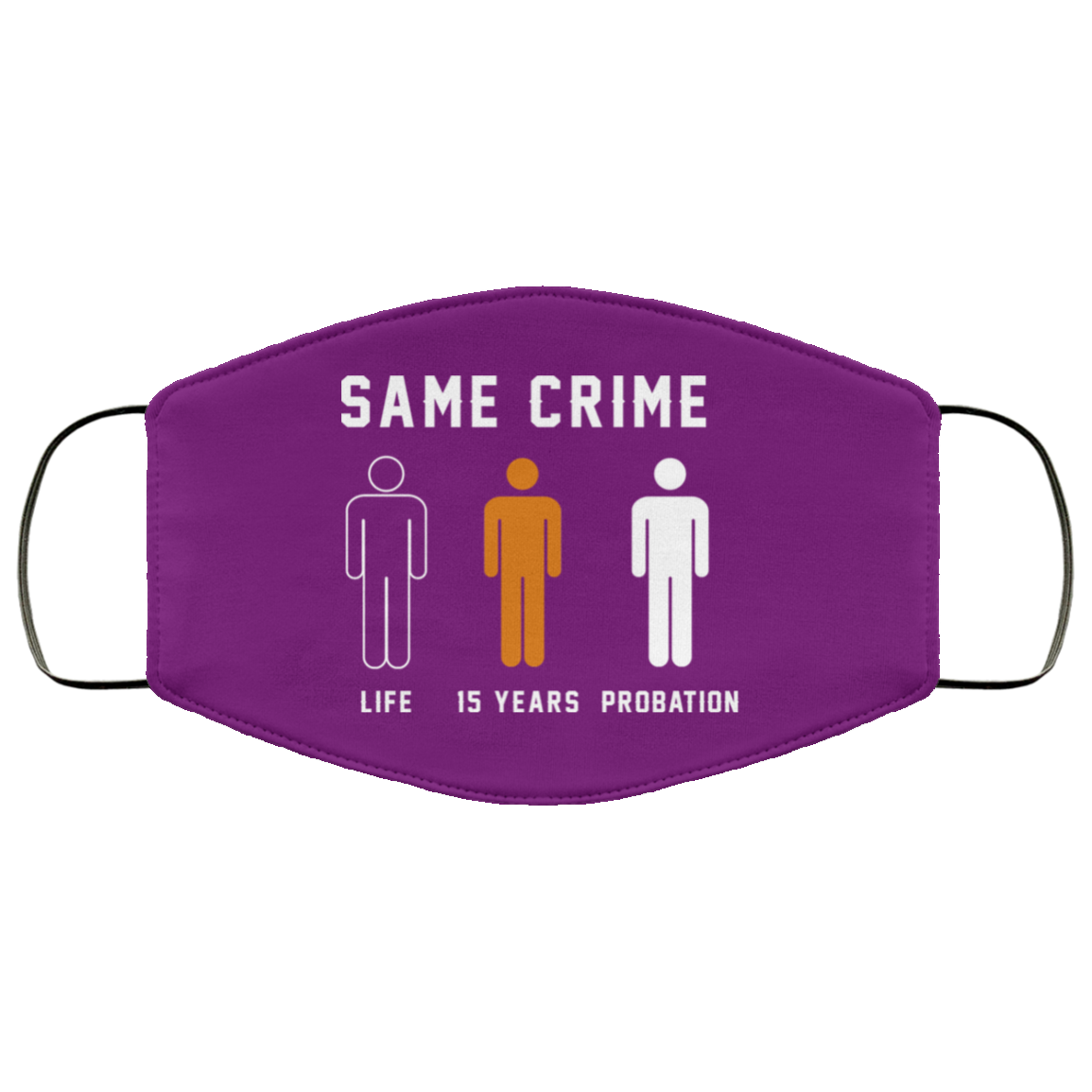 Same Crime Life Is Years Probation Face Mask