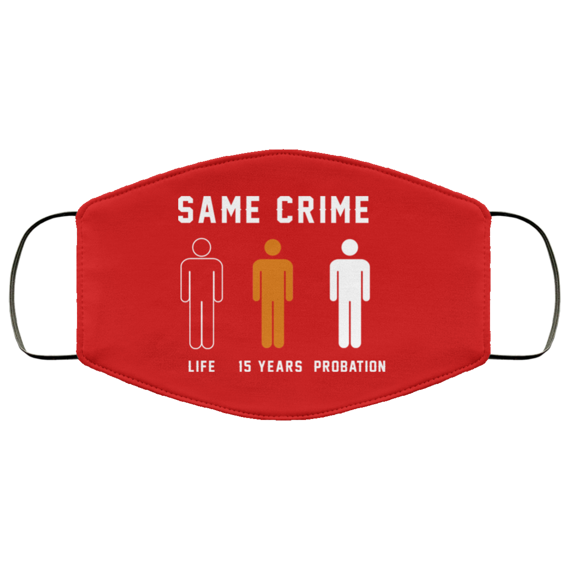 Same Crime Life Is Years Probation Face Mask