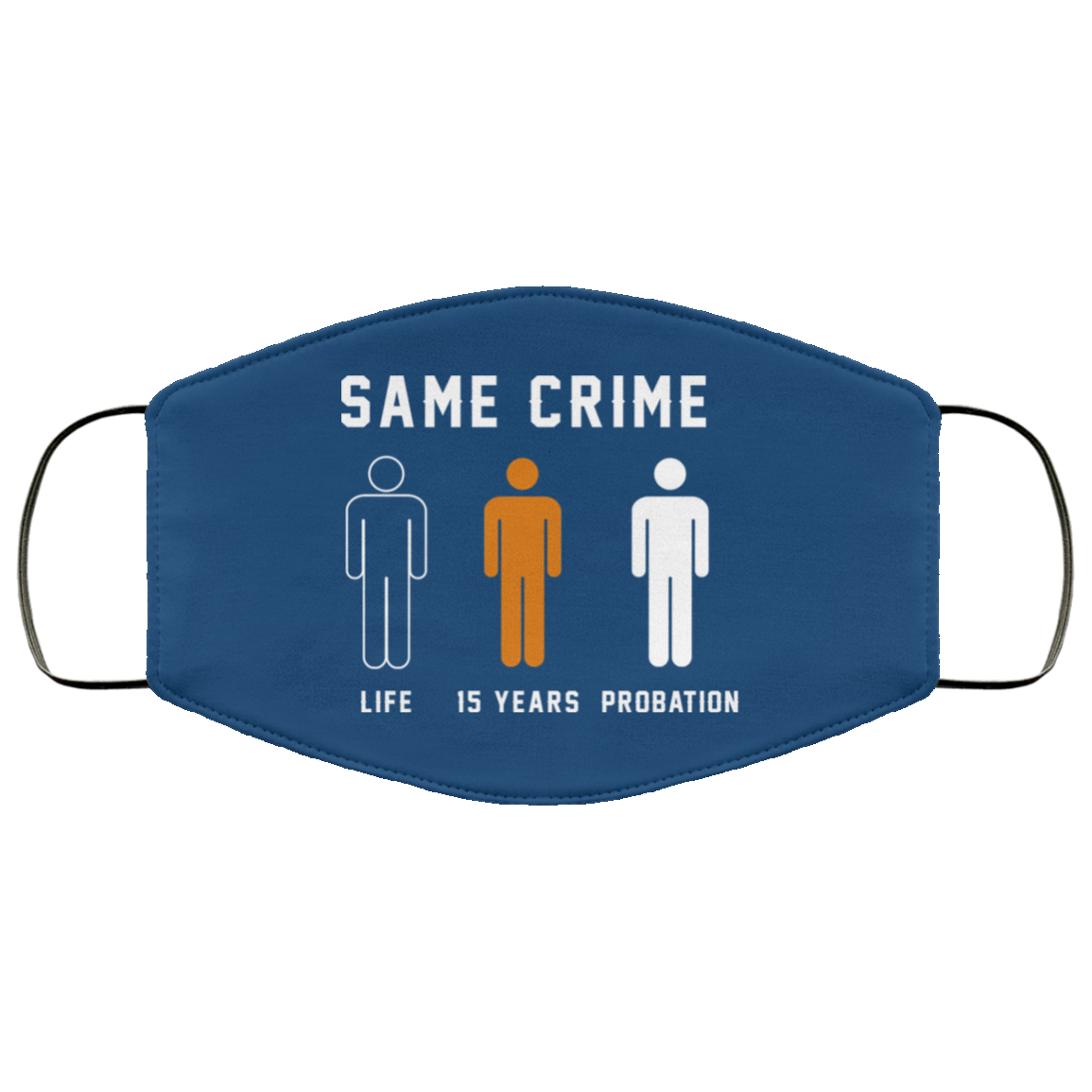 Same Crime Life Is Years Probation Face Mask