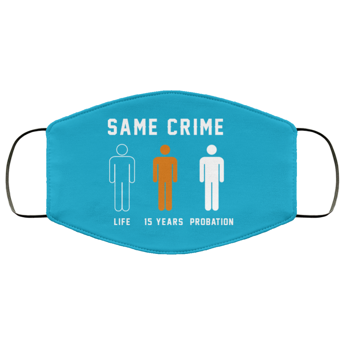 Same Crime Life Is Years Probation Face Mask