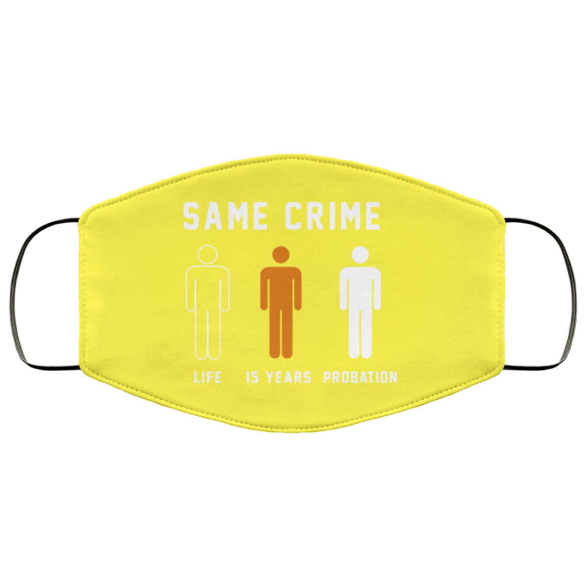Same Crime Life Is Years Probation Face Mask