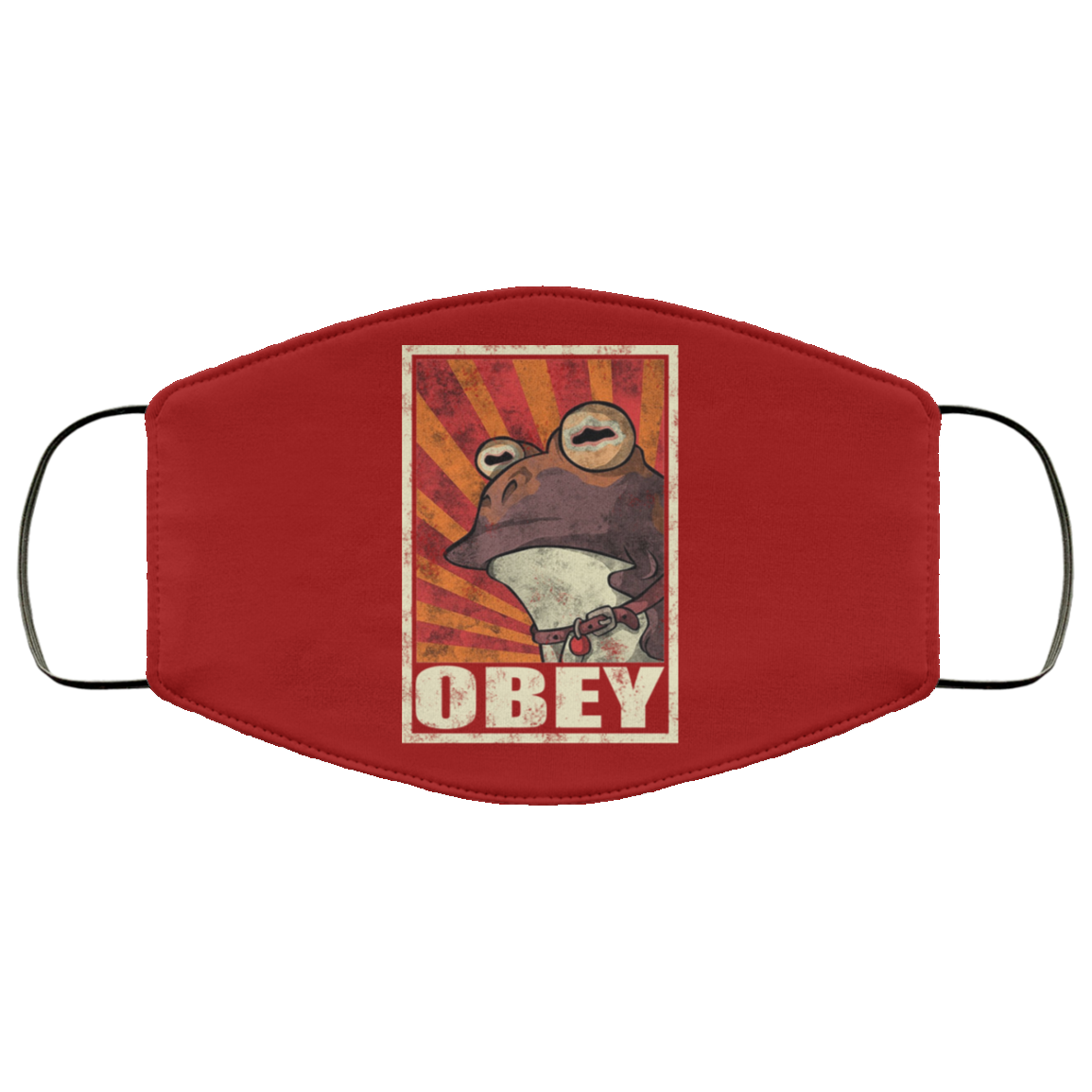Obey The Hypnotoad Face Mask