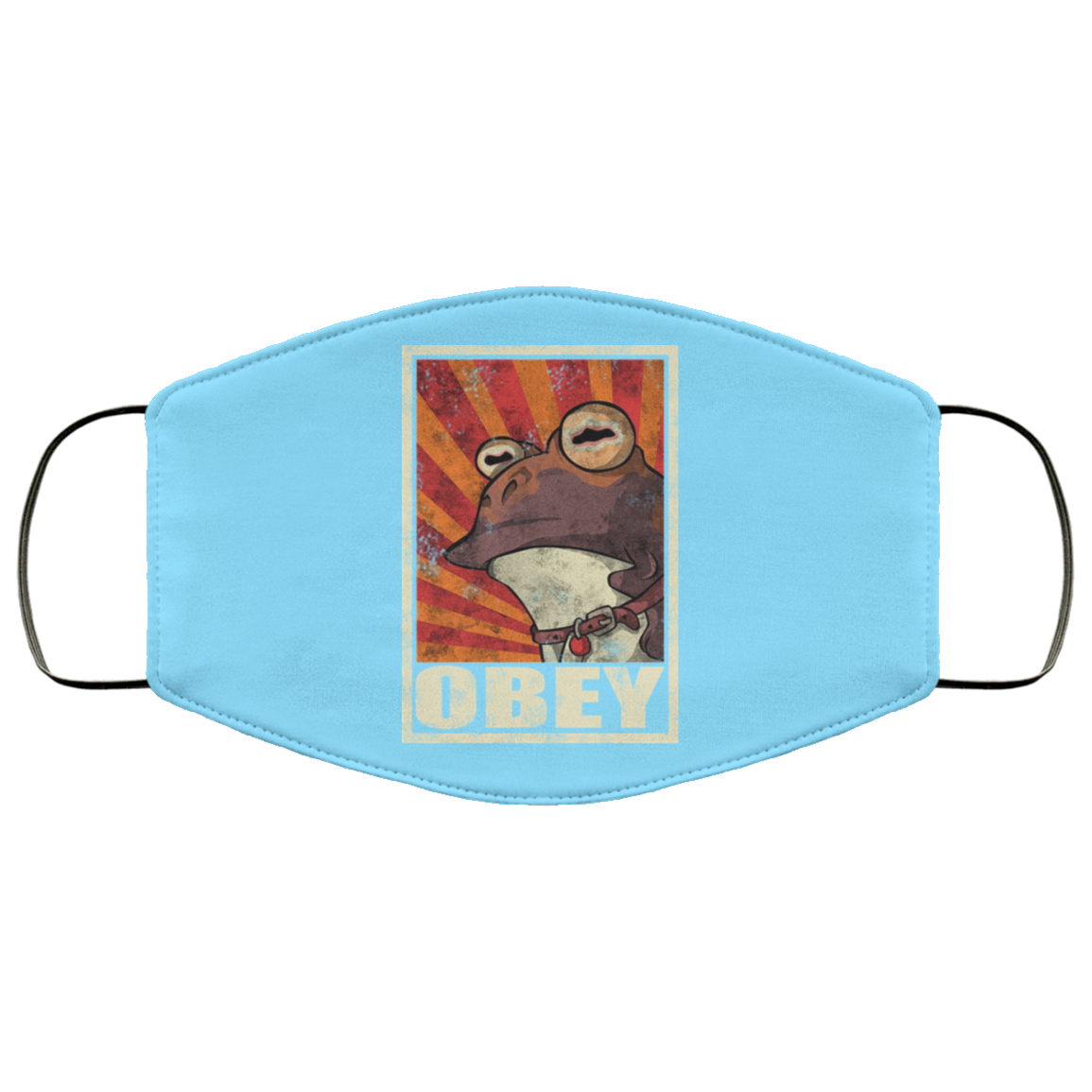 Obey The Hypnotoad Face Mask