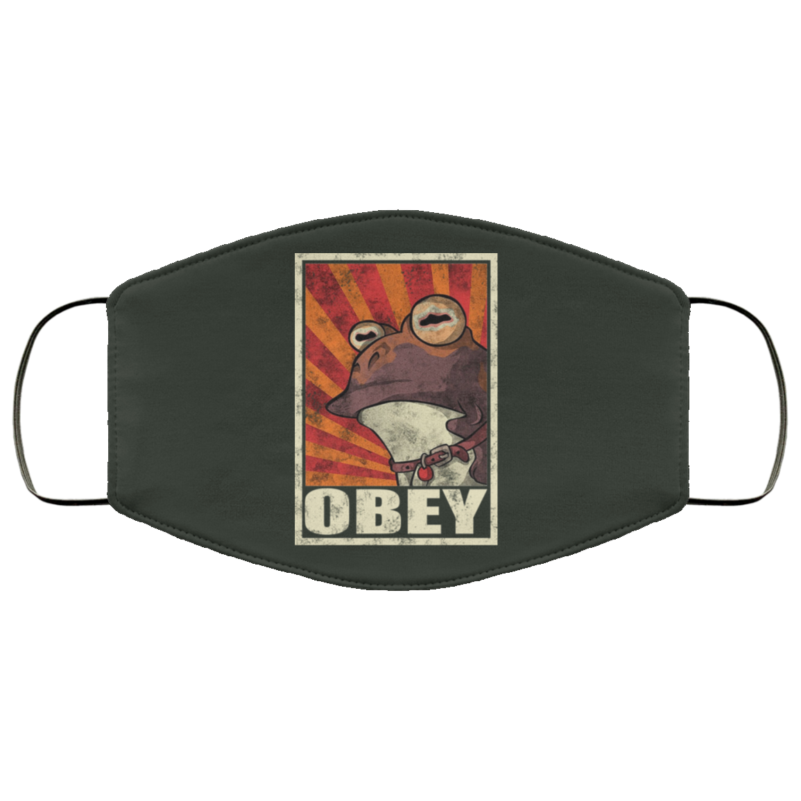 Obey The Hypnotoad Face Mask