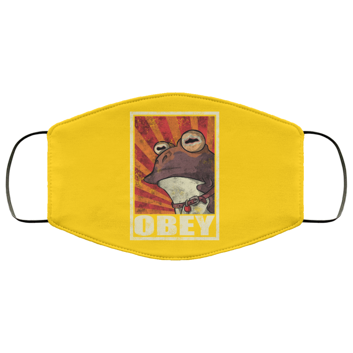Obey The Hypnotoad Face Mask
