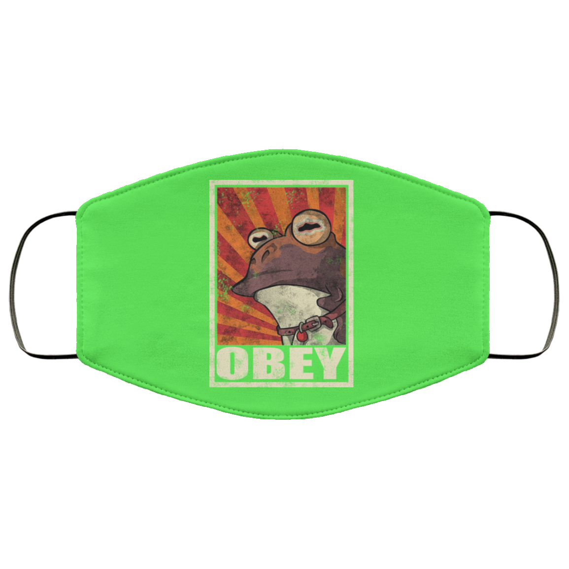 Obey The Hypnotoad Face Mask