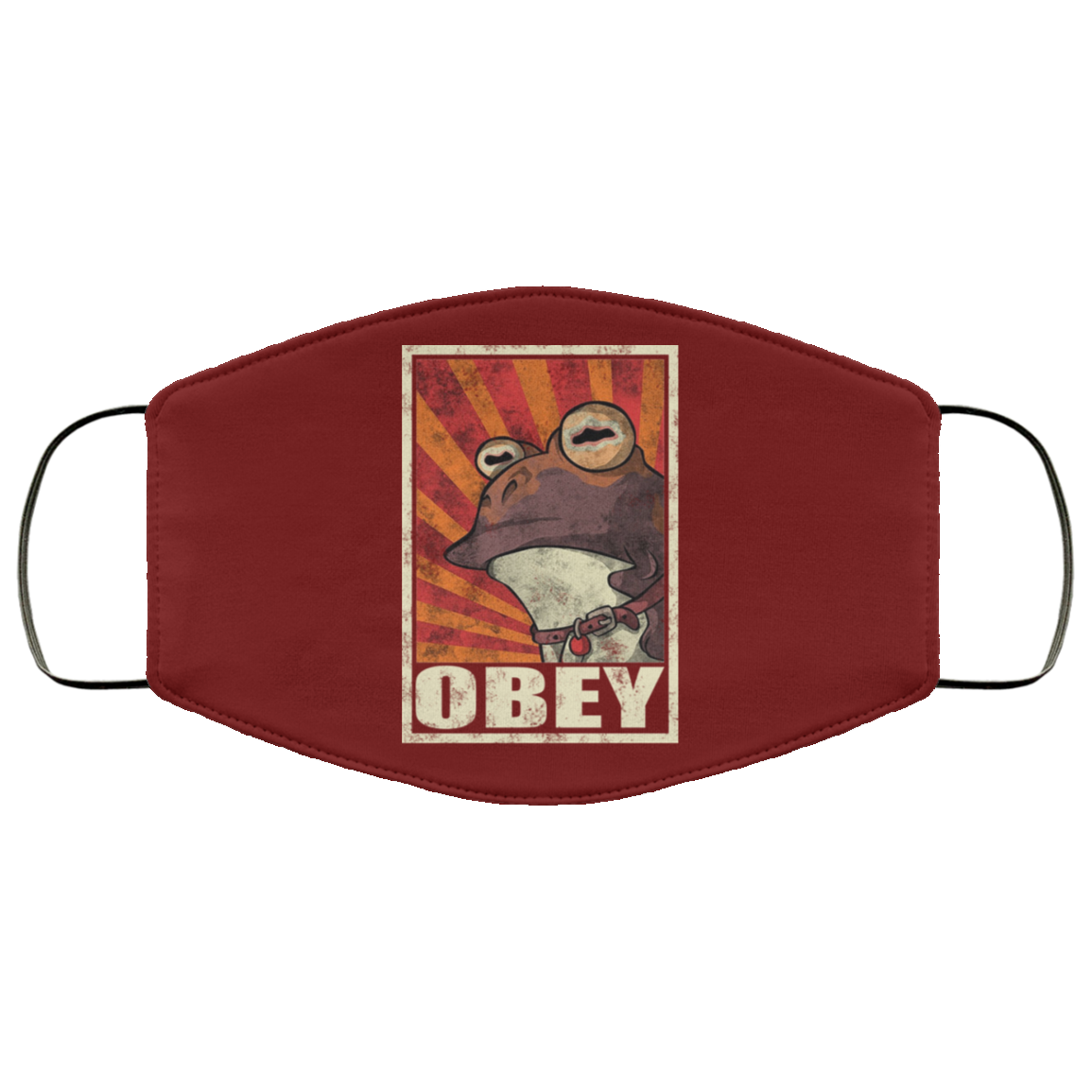 Obey The Hypnotoad Face Mask