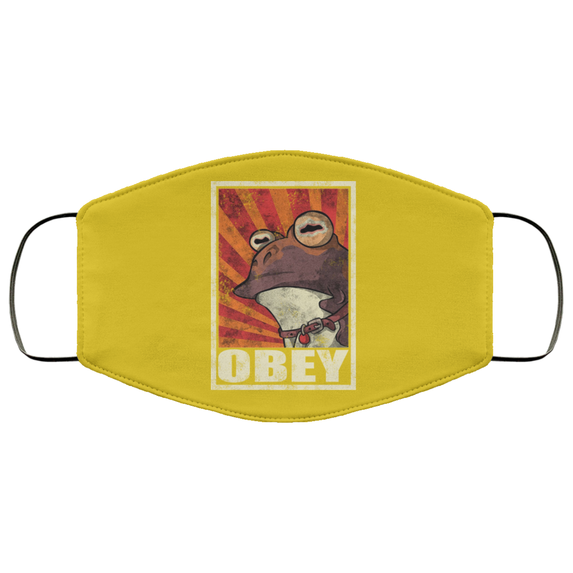 Obey The Hypnotoad Face Mask