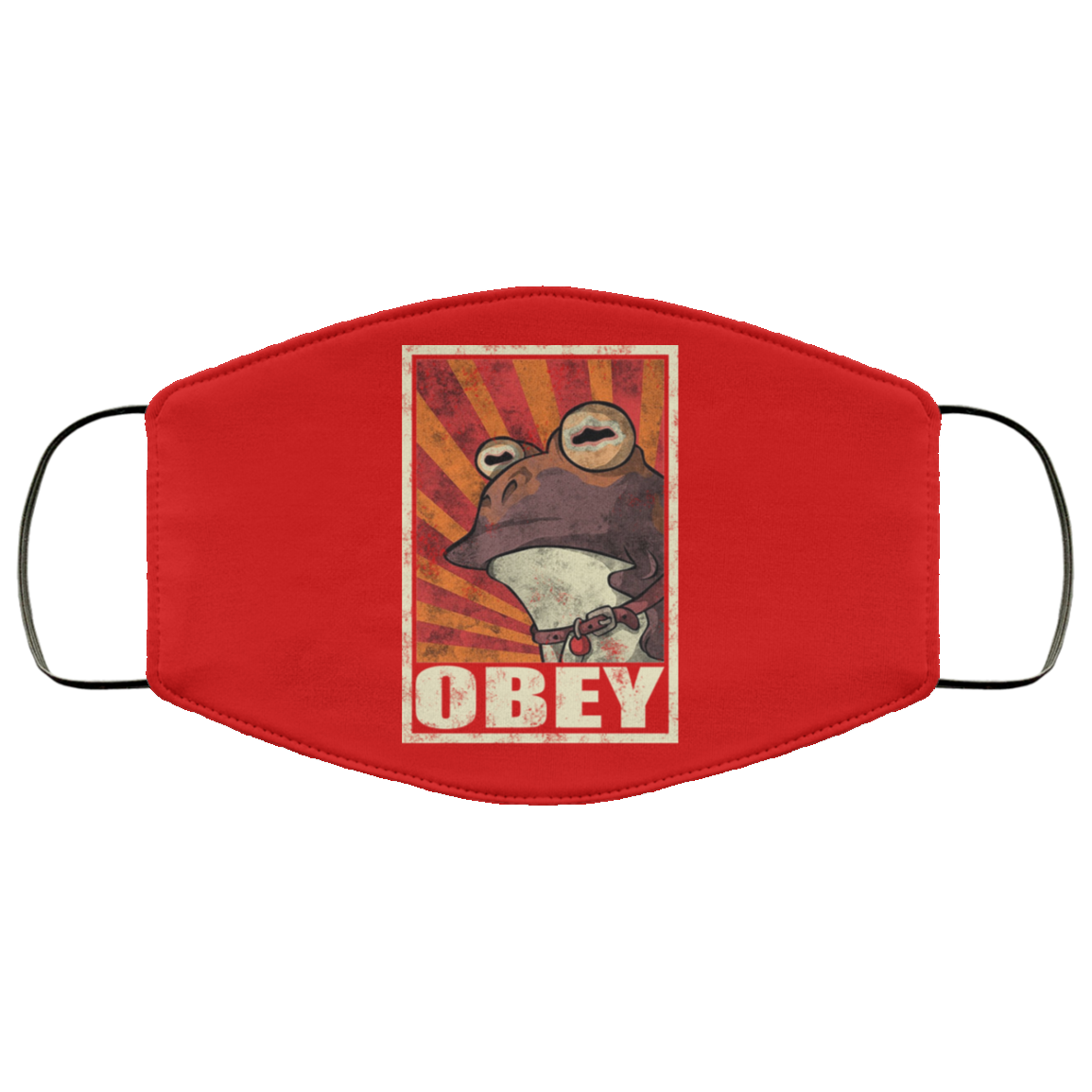 Obey The Hypnotoad Face Mask