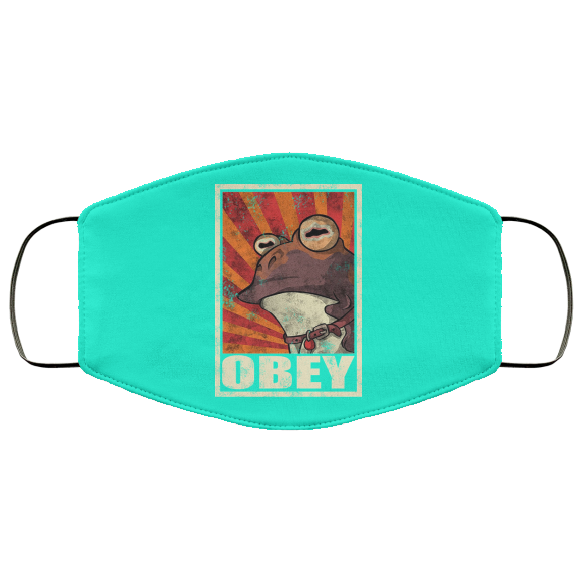 Obey The Hypnotoad Face Mask