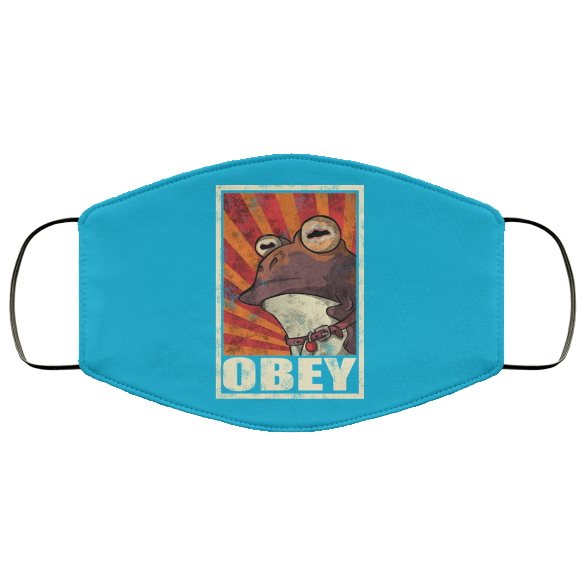 Obey The Hypnotoad Face Mask