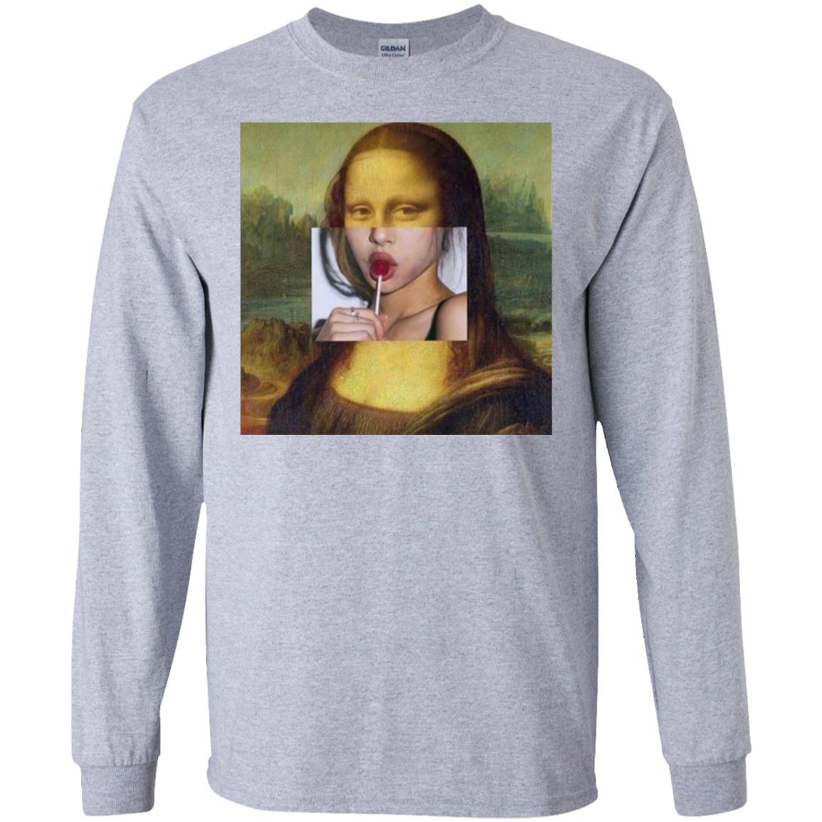 Mona Lisa Lolipop T-Shirts, Hoodie, Tank
