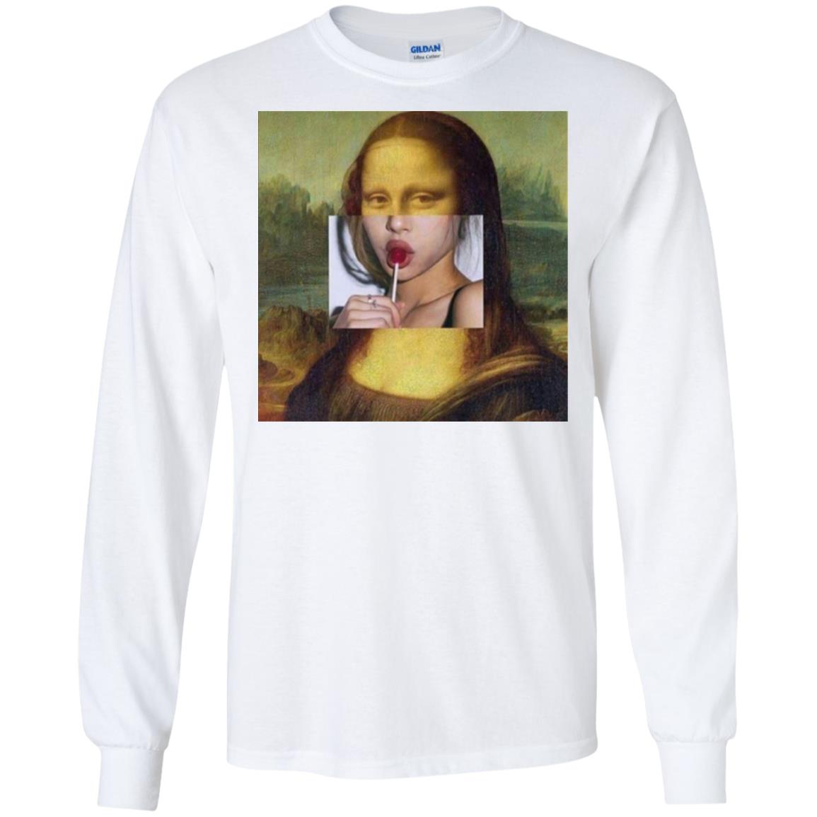 Mona Lisa Lolipop T-Shirts, Hoodie, Tank