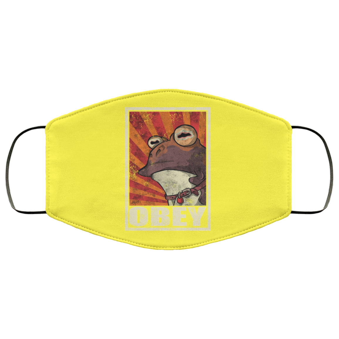 Obey The Hypnotoad Face Mask