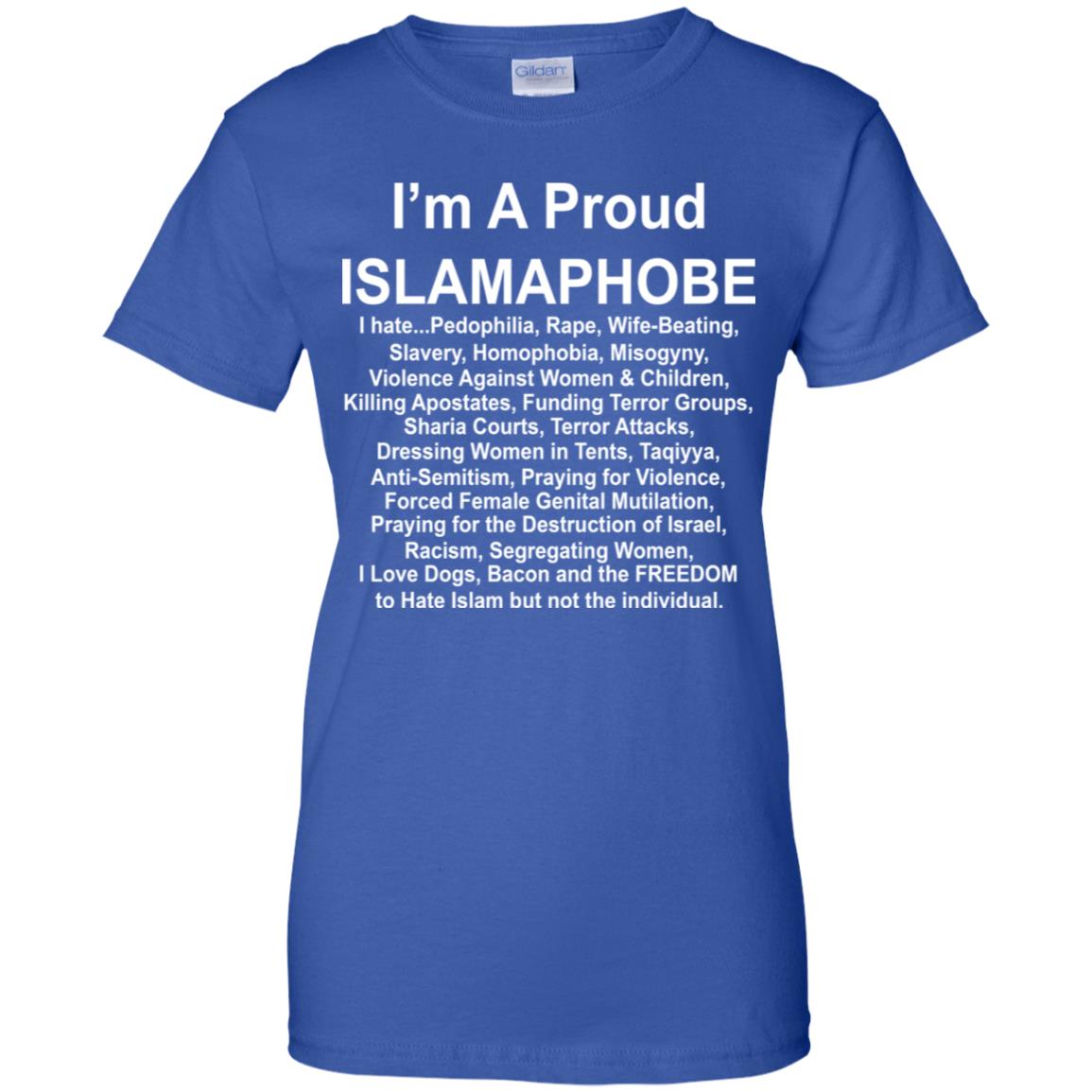 I’m A Proud Islamaphobe T-Shirts, Hoodie, Tank
