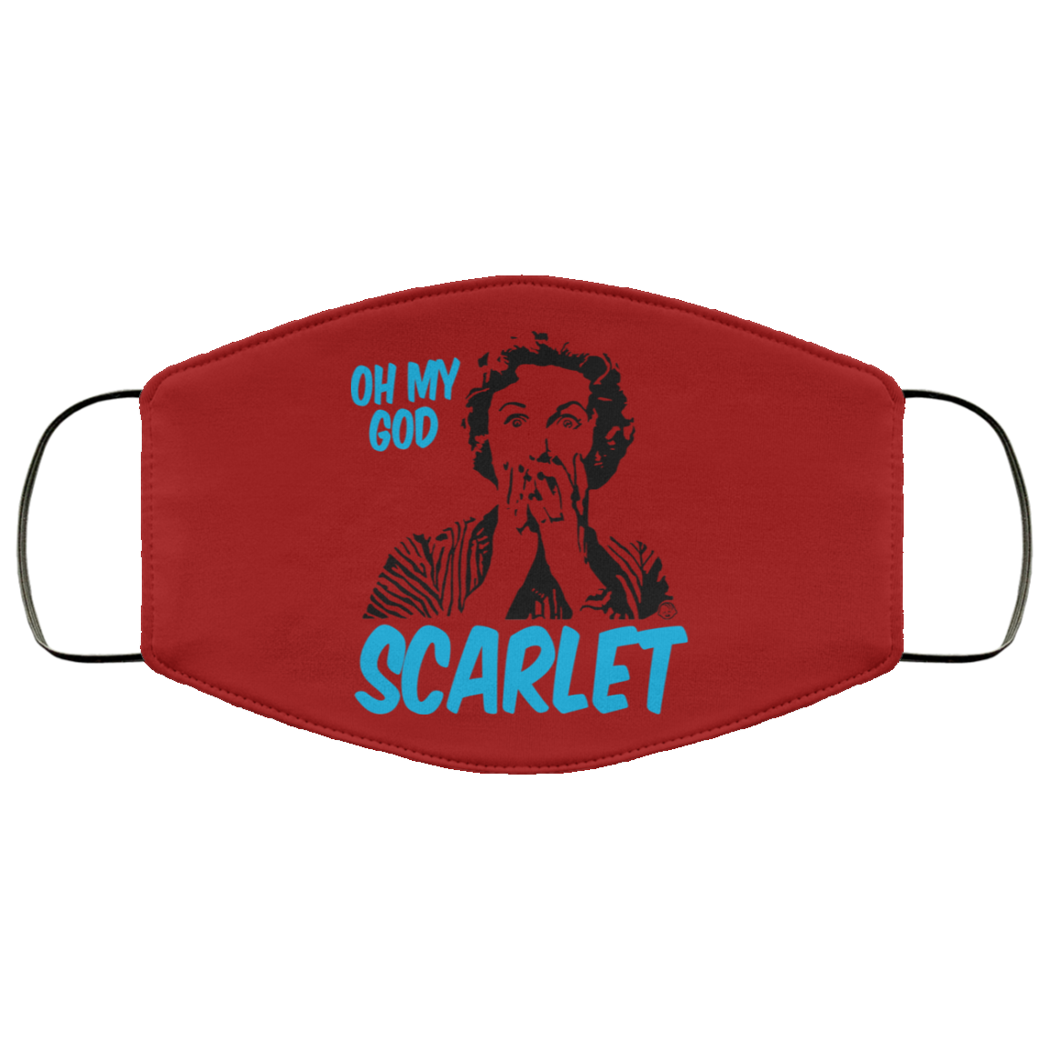 Oh My God Scarlet Face Mask