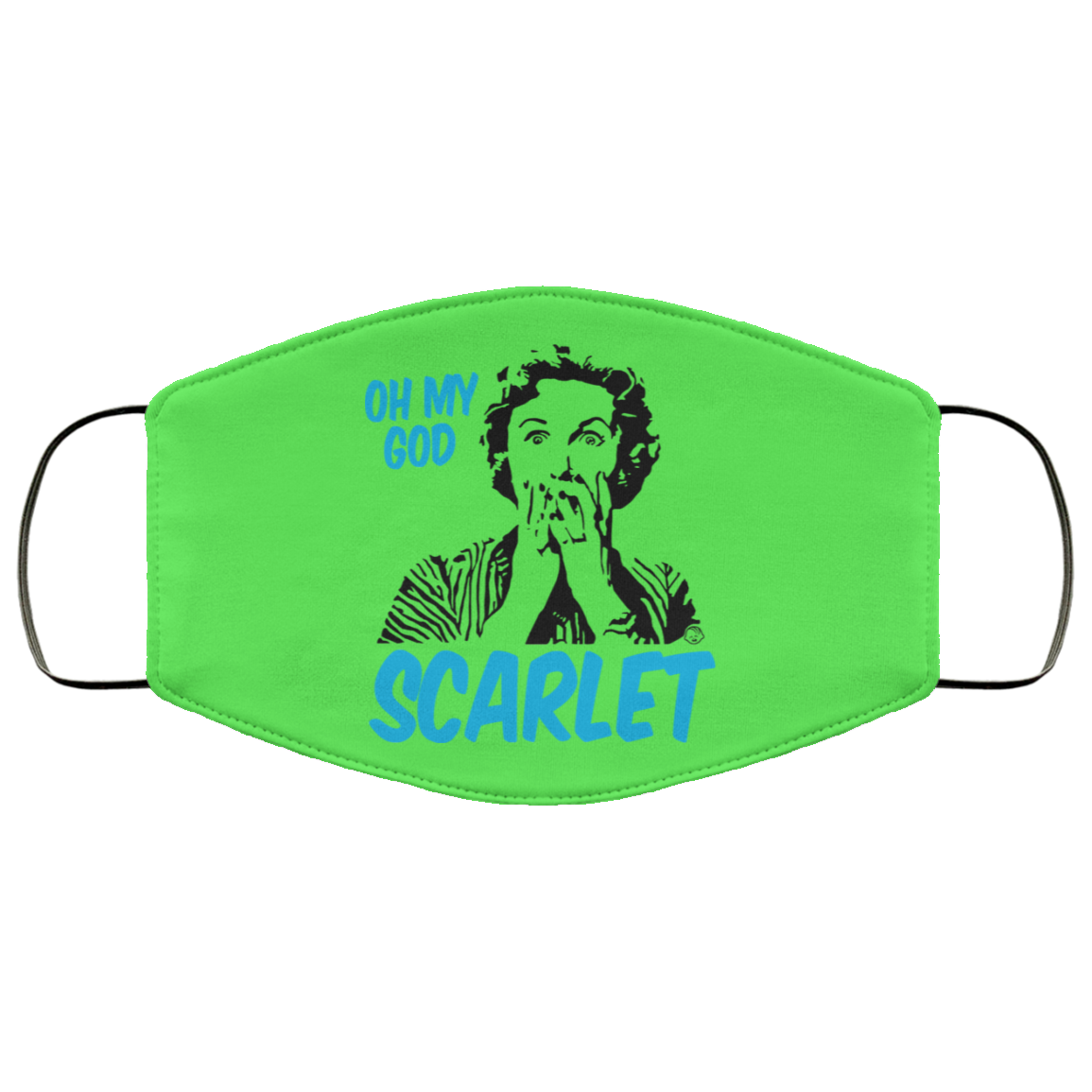Oh My God Scarlet Face Mask