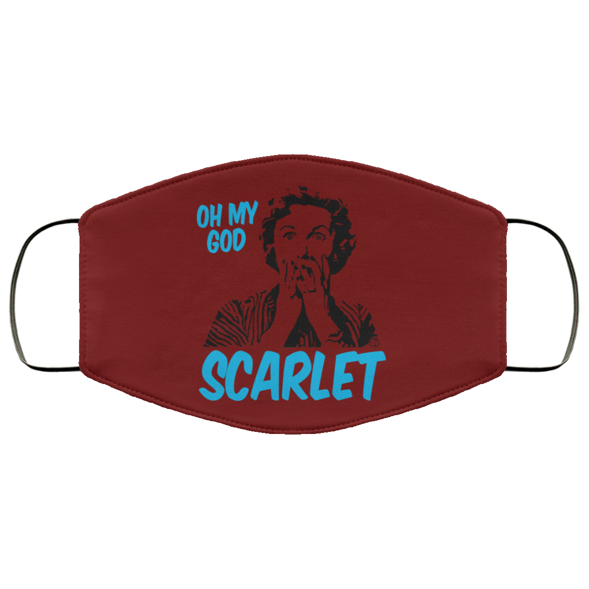 Oh My God Scarlet Face Mask
