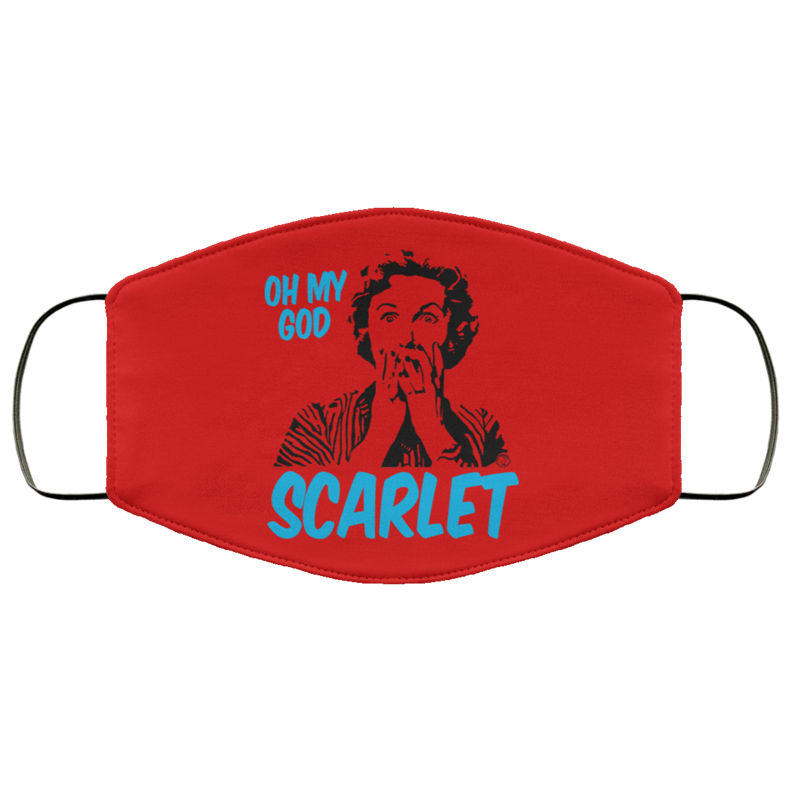 Oh My God Scarlet Face Mask
