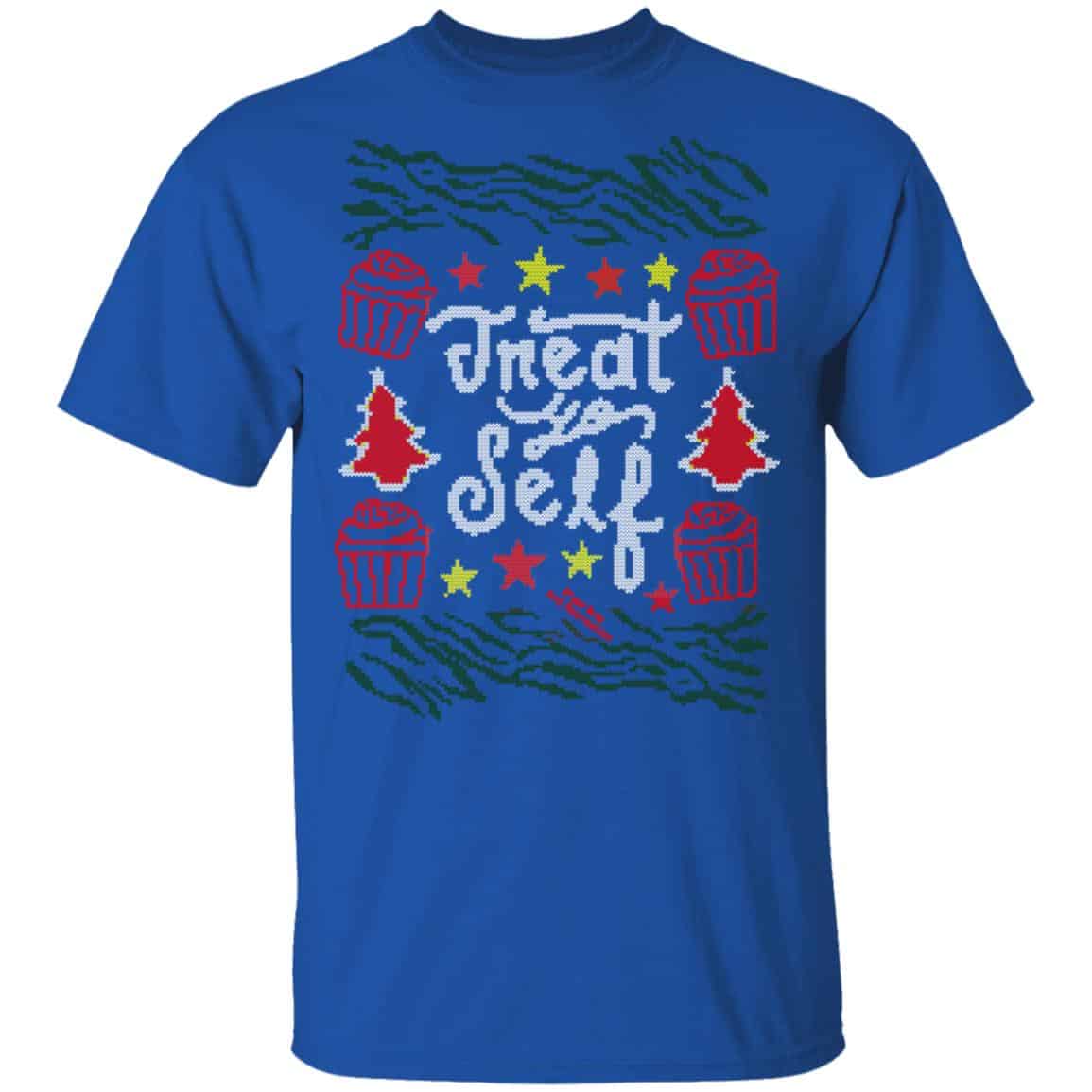 Parks and Recreation Treat Yo Self Ugly Christmas Sweatshirt Shirt, Hoodie