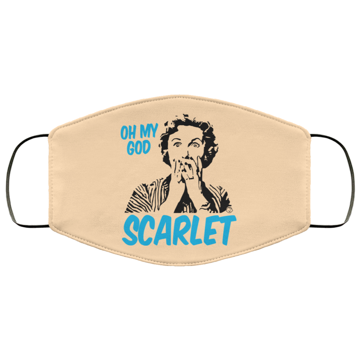 Oh My God Scarlet Face Mask
