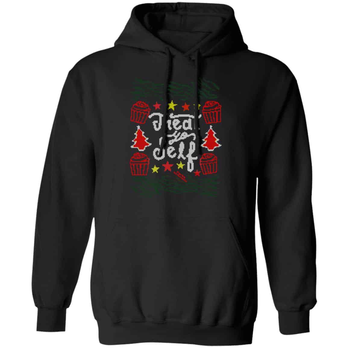Parks and Recreation Treat Yo Self Ugly Christmas Sweatshirt Shirt, Hoodie