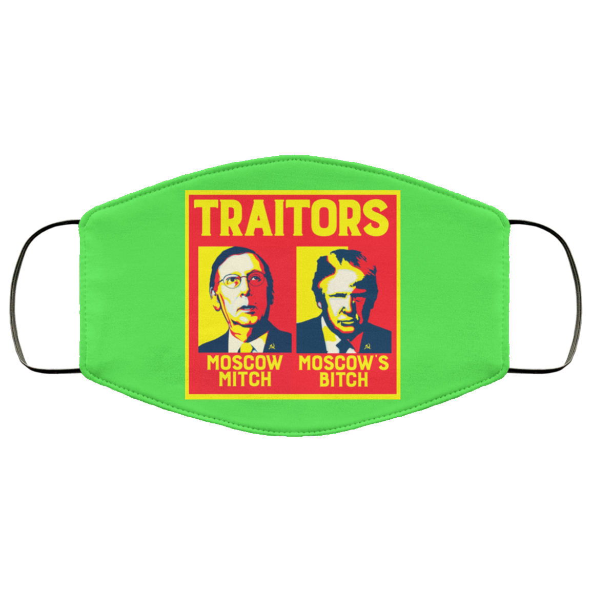 Traitors Ditch Moscow Mitch Face Mask