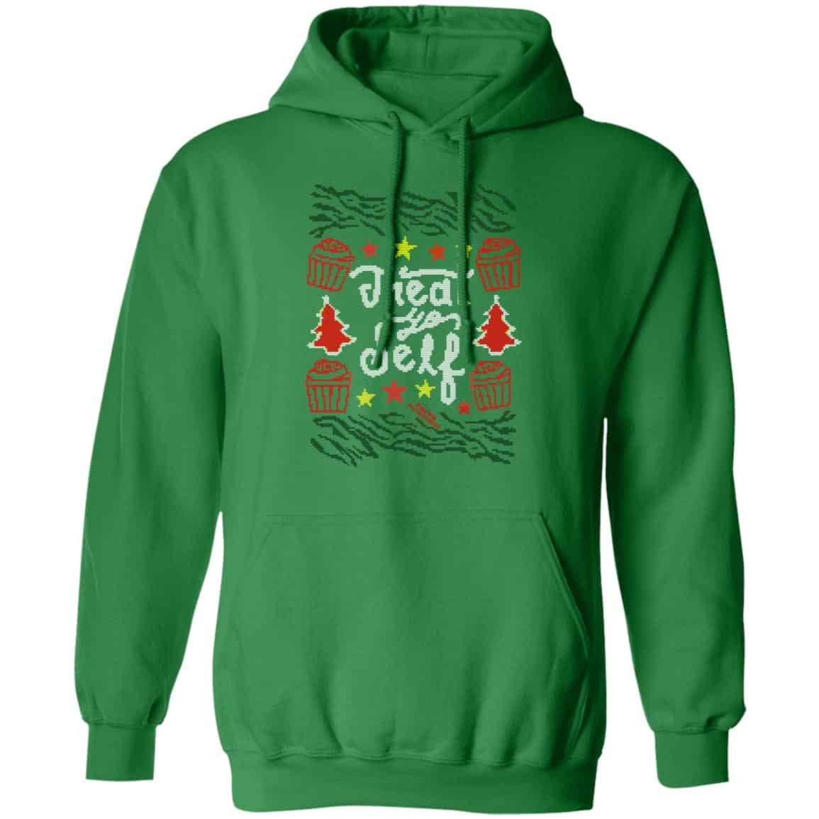 Parks and Recreation Treat Yo Self Ugly Christmas Sweatshirt Shirt, Hoodie