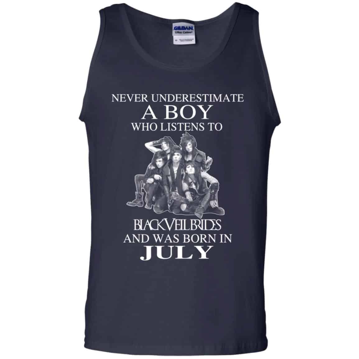A Boy Who Listens To Black Veil Brides And Was Born In July T-Shirts, Hoodie, Tank