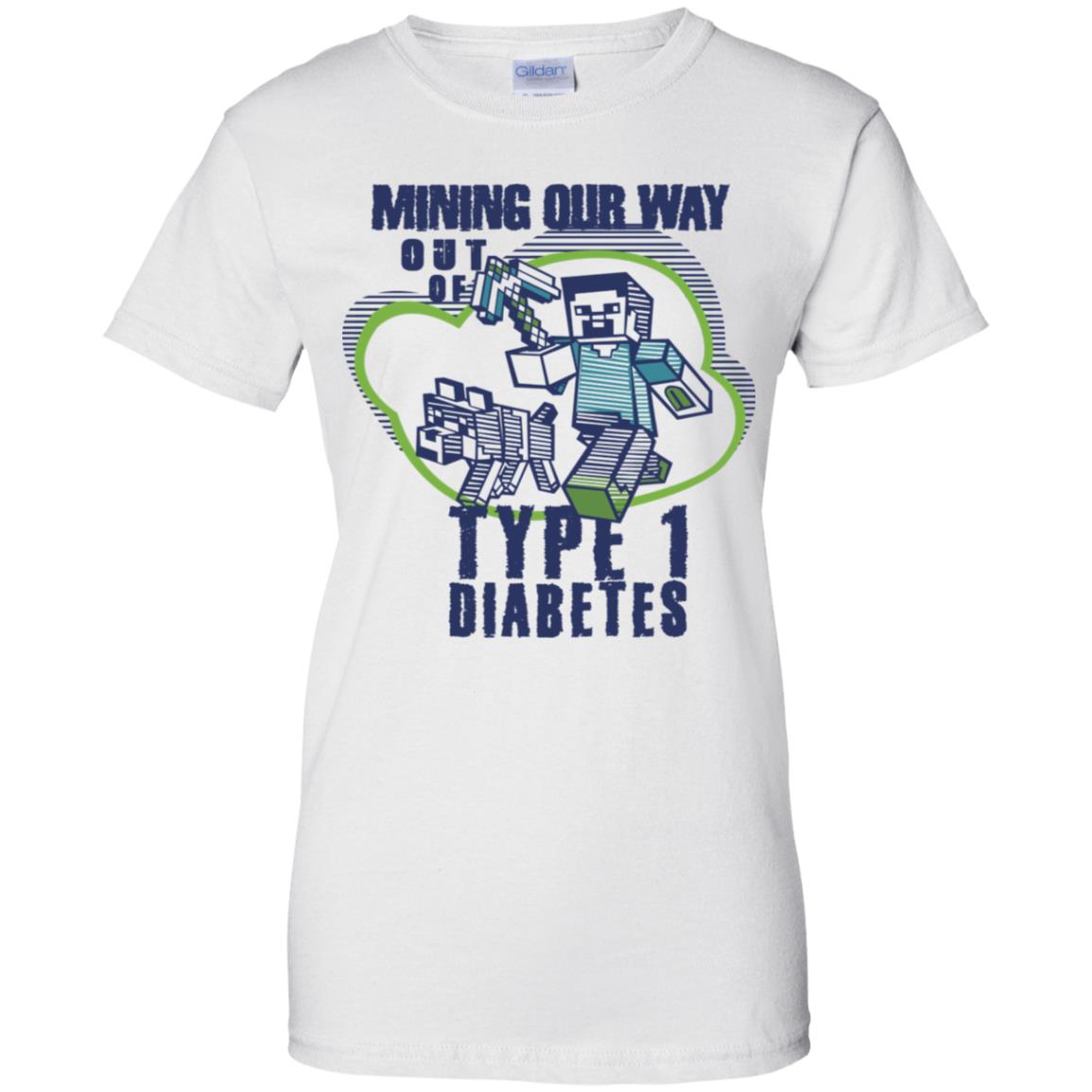 Mining Out Way Out Of Type 1 Diabetes T-Shirts, Hoodie, Tank