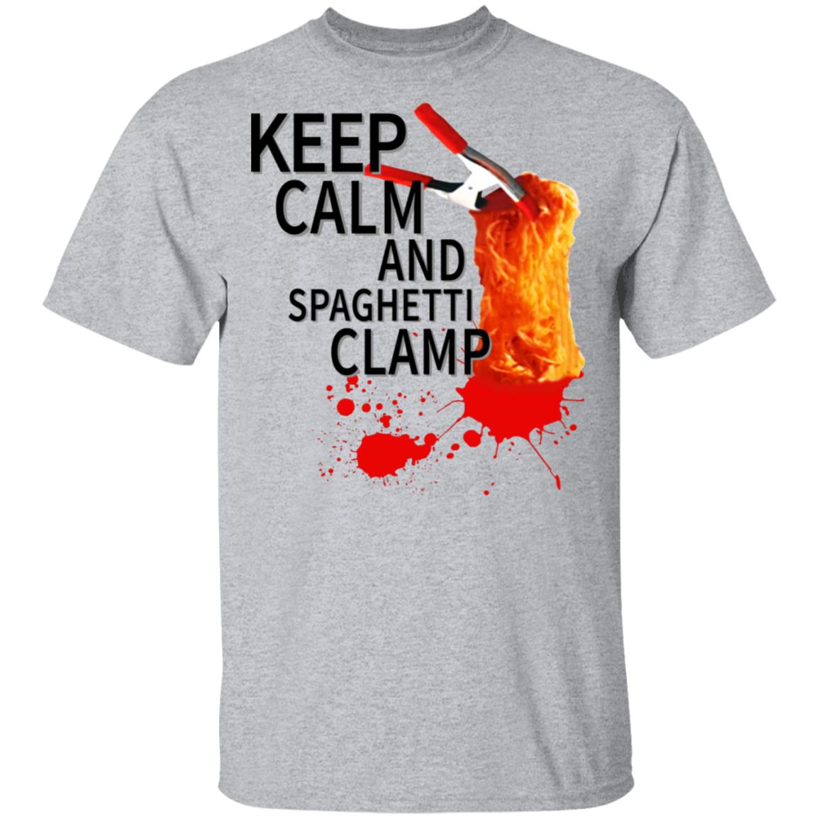 Keep Calm And Spaghetti Clamp Shirt, Hoodie, Tank