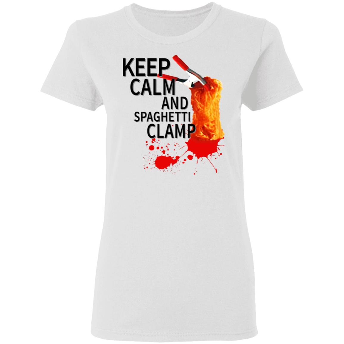 Keep Calm And Spaghetti Clamp Shirt, Hoodie, Tank