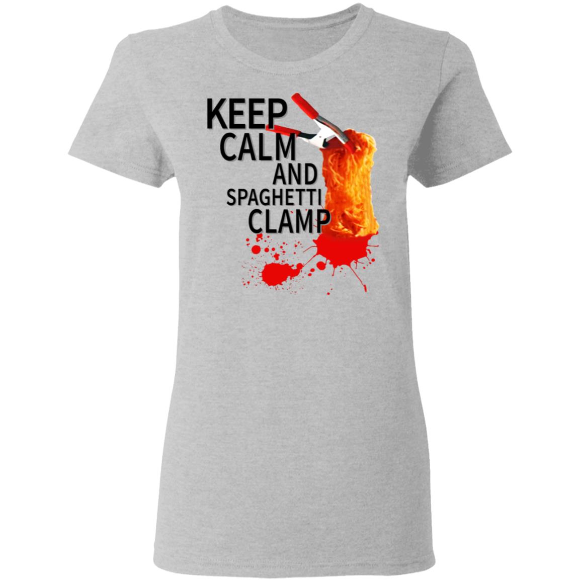 Keep Calm And Spaghetti Clamp Shirt, Hoodie, Tank