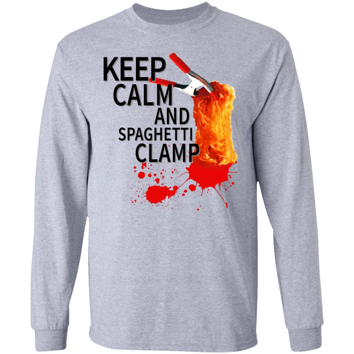 Keep Calm And Spaghetti Clamp Shirt, Hoodie, Tank