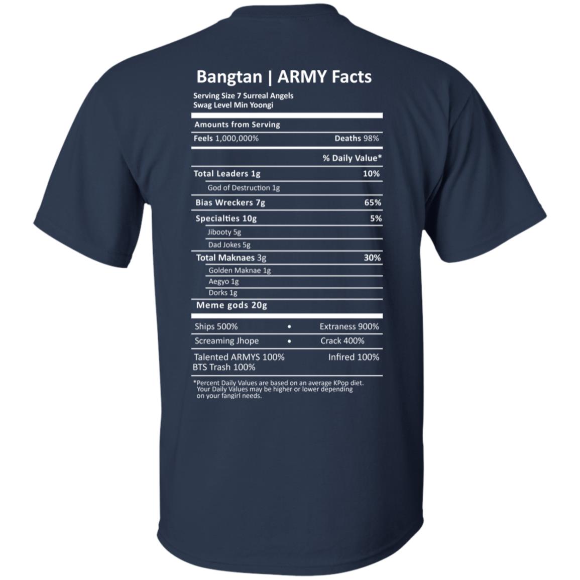 Bangtan Army Facts T-Shirts, Hoodie, Tank