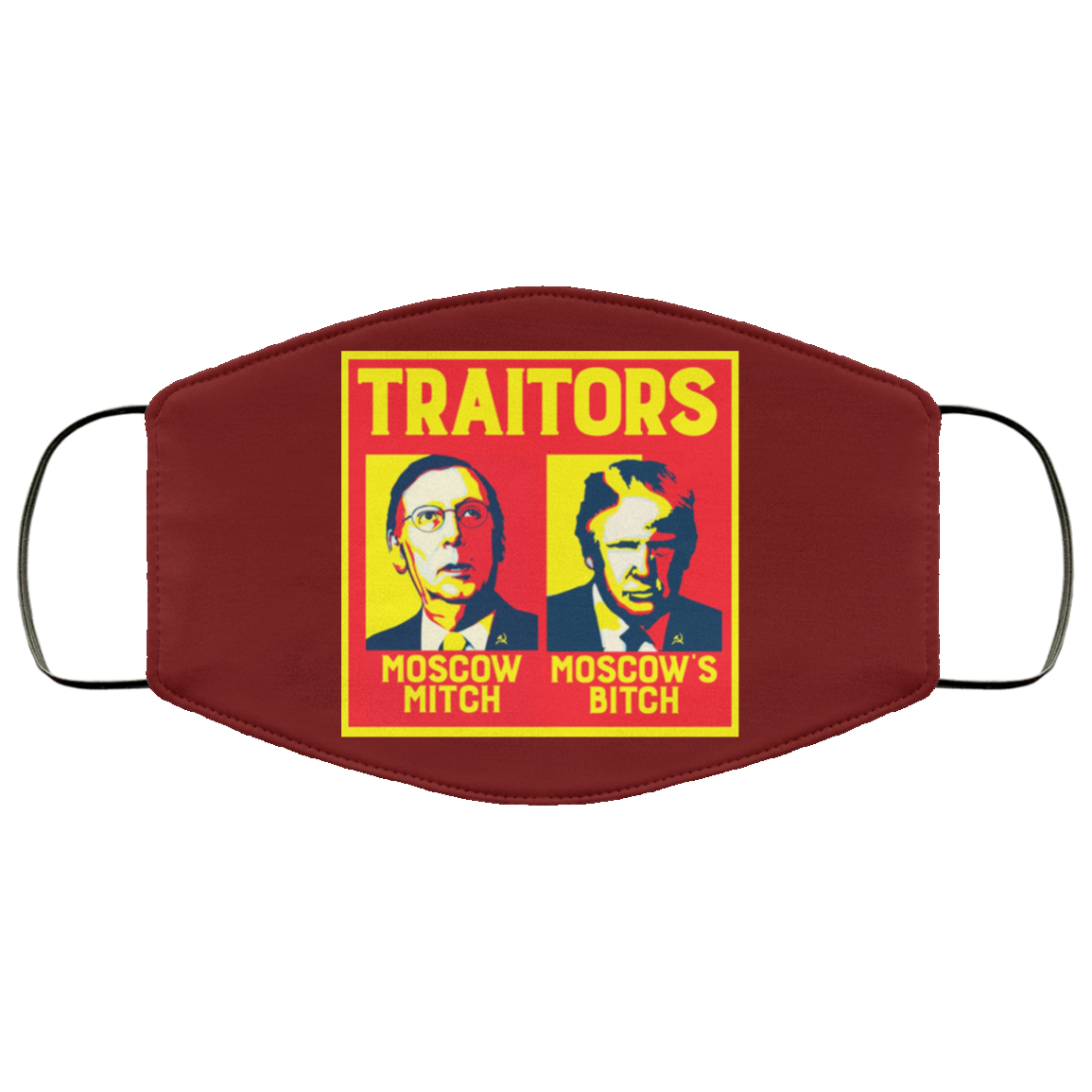 Traitors Ditch Moscow Mitch Face Mask