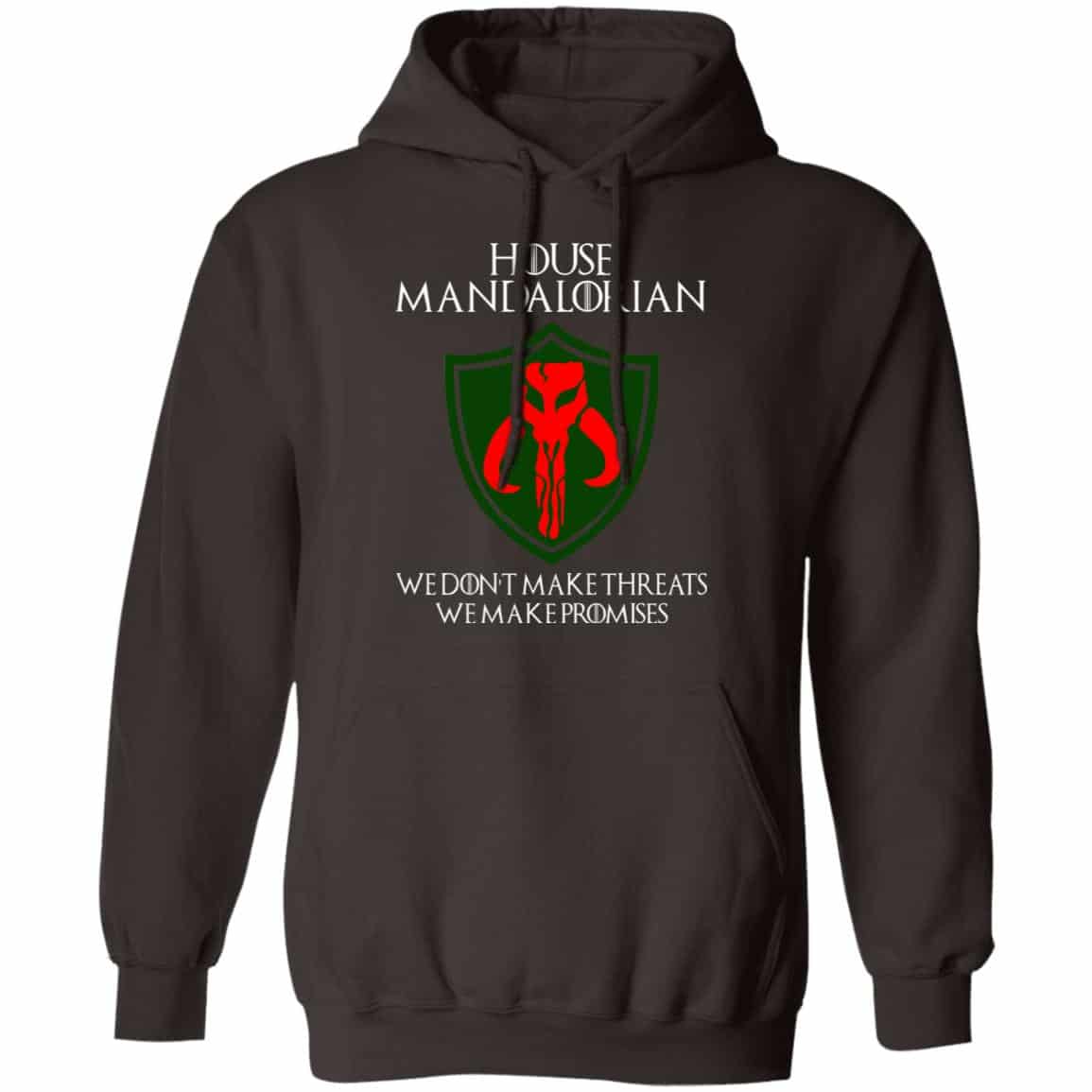 House Mandalorian We Don’t Make Threats We Make Promises Shirt, Hoodie, Tank