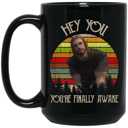 Skyrim Ralof Hey You You’re Finally Awake Mug