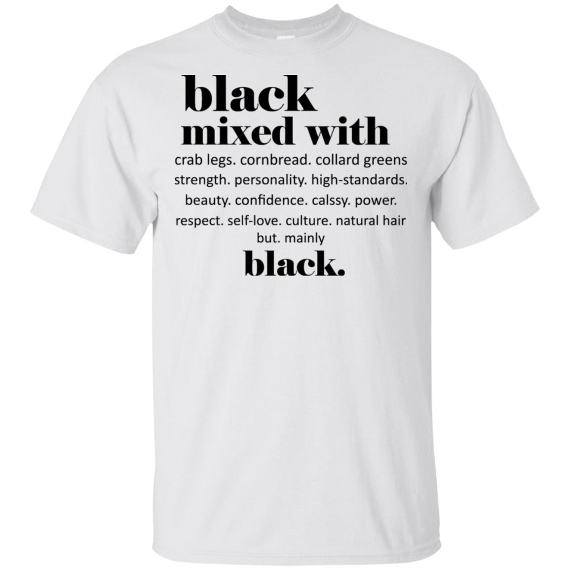 Black Mixed With Crab Legs Cornbread Collard Greens Strength T-Shirts, Hoodie, Tank