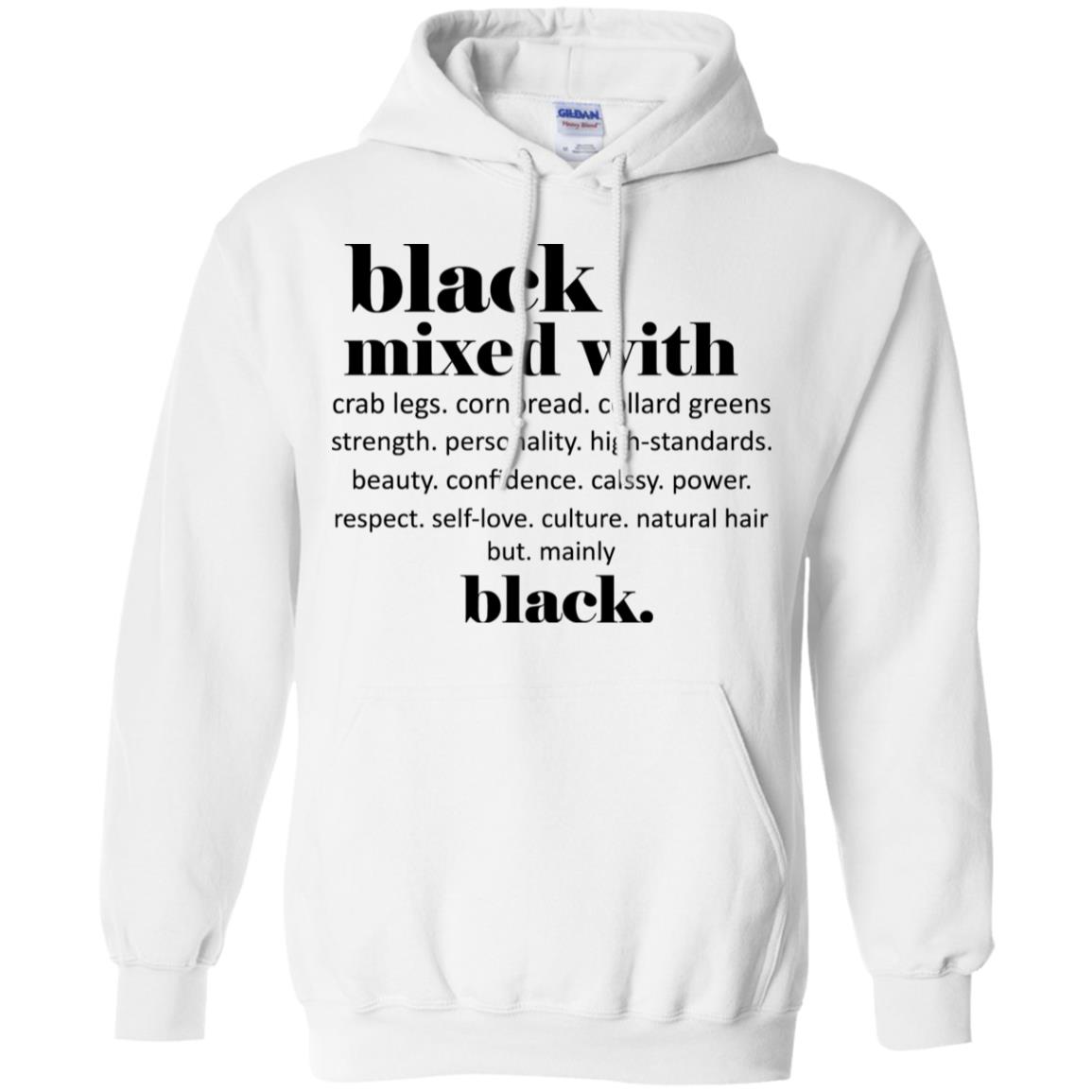 Black Mixed With Crab Legs Cornbread Collard Greens Strength T-Shirts, Hoodie, Tank