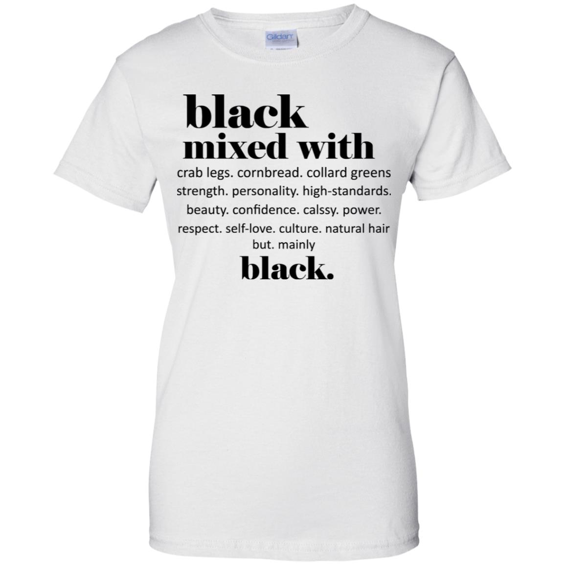 Black Mixed With Crab Legs Cornbread Collard Greens Strength T-Shirts, Hoodie, Tank
